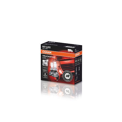 OSRAM H7 TRUCKSTAR LED 230% StVZO-Konforme LED-Nachrüstlampe 2er Paket