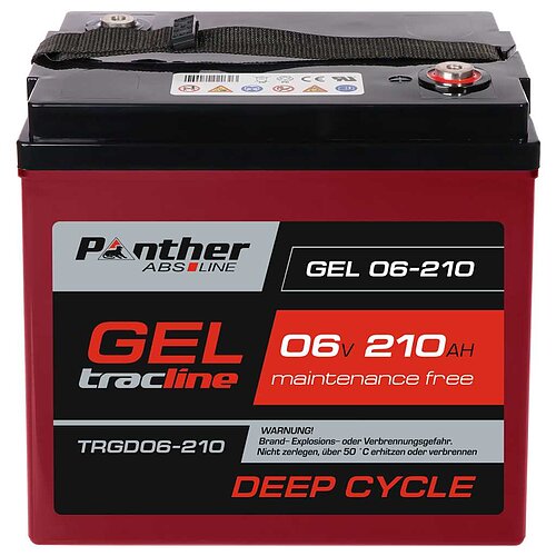 Panther tracline Gel Deep Cycle 6V 210Ah Panther tracline Gel Deep Cycle 6V 210Ah