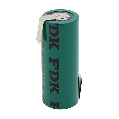 FDK / Sanyo NiMH-Akku HR-4/5AU 4/5A 2150mAh mit Lötfahnen Z-Form