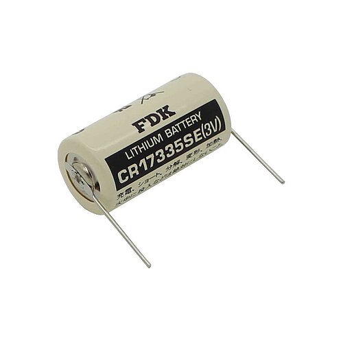 FDK / Sanyo Lithium CR17335SE 2/3A 3V mit Paddlepins FDK / Sanyo Lithium CR17335SE 2/3A 3V mit Paddlepins