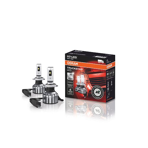 OSRAM H7 TRUCKSTAR LED 230% StVZO-Konforme LED-Nachrüstlampe 2er Paket