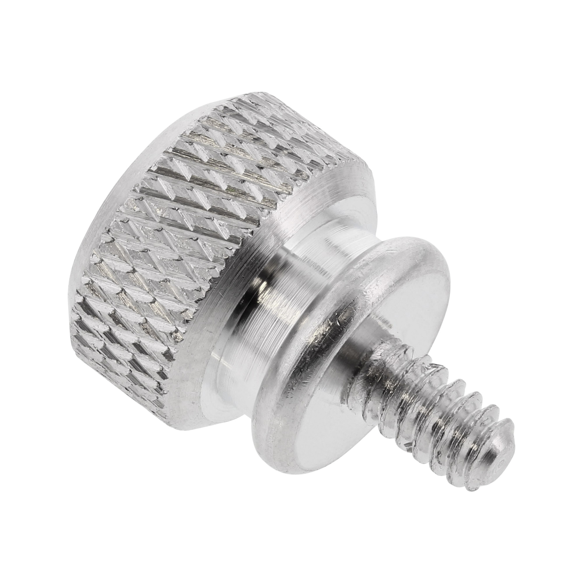 10x Inline® Rändelschrauben für gehäuse, Alu, silber