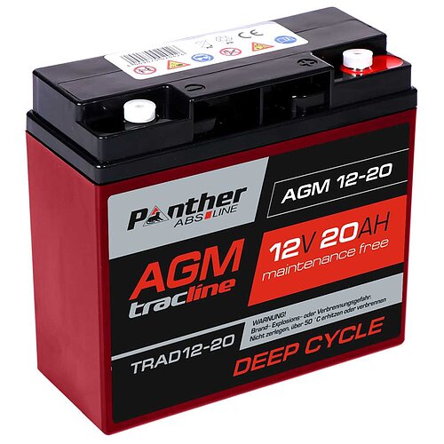 Panther tracline AGM Deep Cycle 12V 20Ah Panther tracline AGM Deep Cycle 12V 20Ah