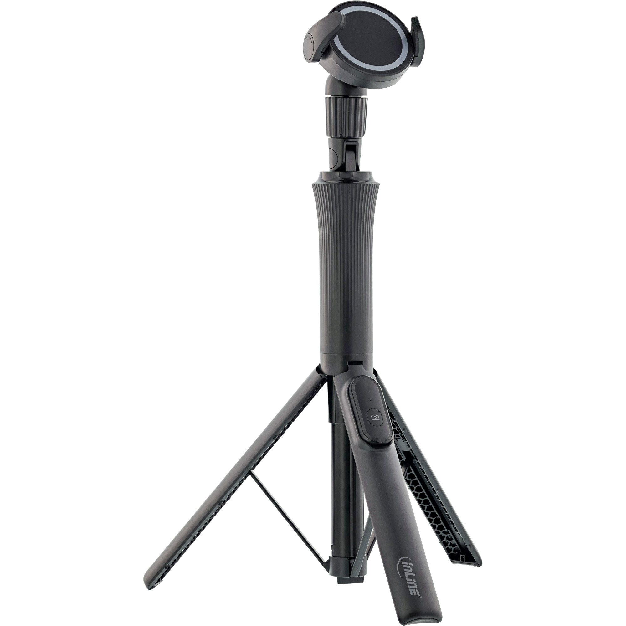 InLine® Magnetisches Handy Stativ & Selfie Stick, Bluetooth Funkauslöser InLine® Magnetisches Handy Stativ & Selfie Stick, Bluetooth Funkauslöser