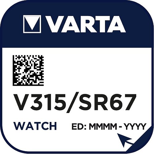 100x Varta SR716SW SR67 315 Silberoxid Batterie Varta 1,55 V 