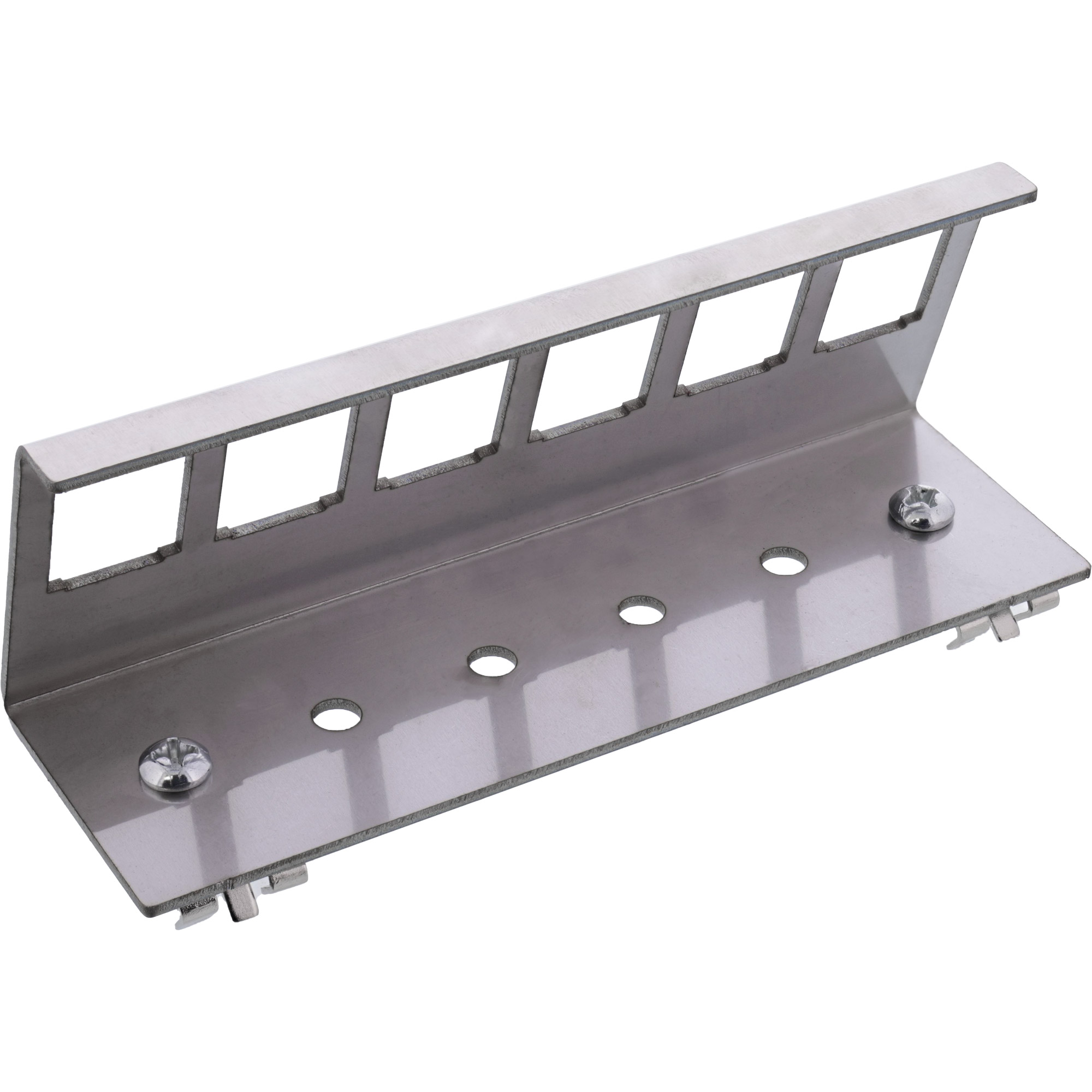 InLine® Keystone SNAP-In Metall-Modulhalter, 6-fach für Hutschiene