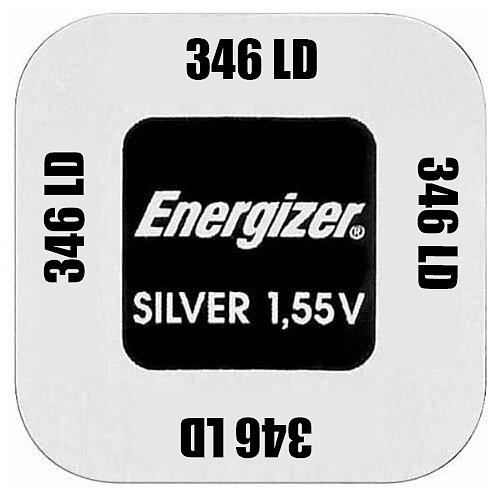 10x SR712SW 346 Silberoxid Batterie Energizer 1,55 V 