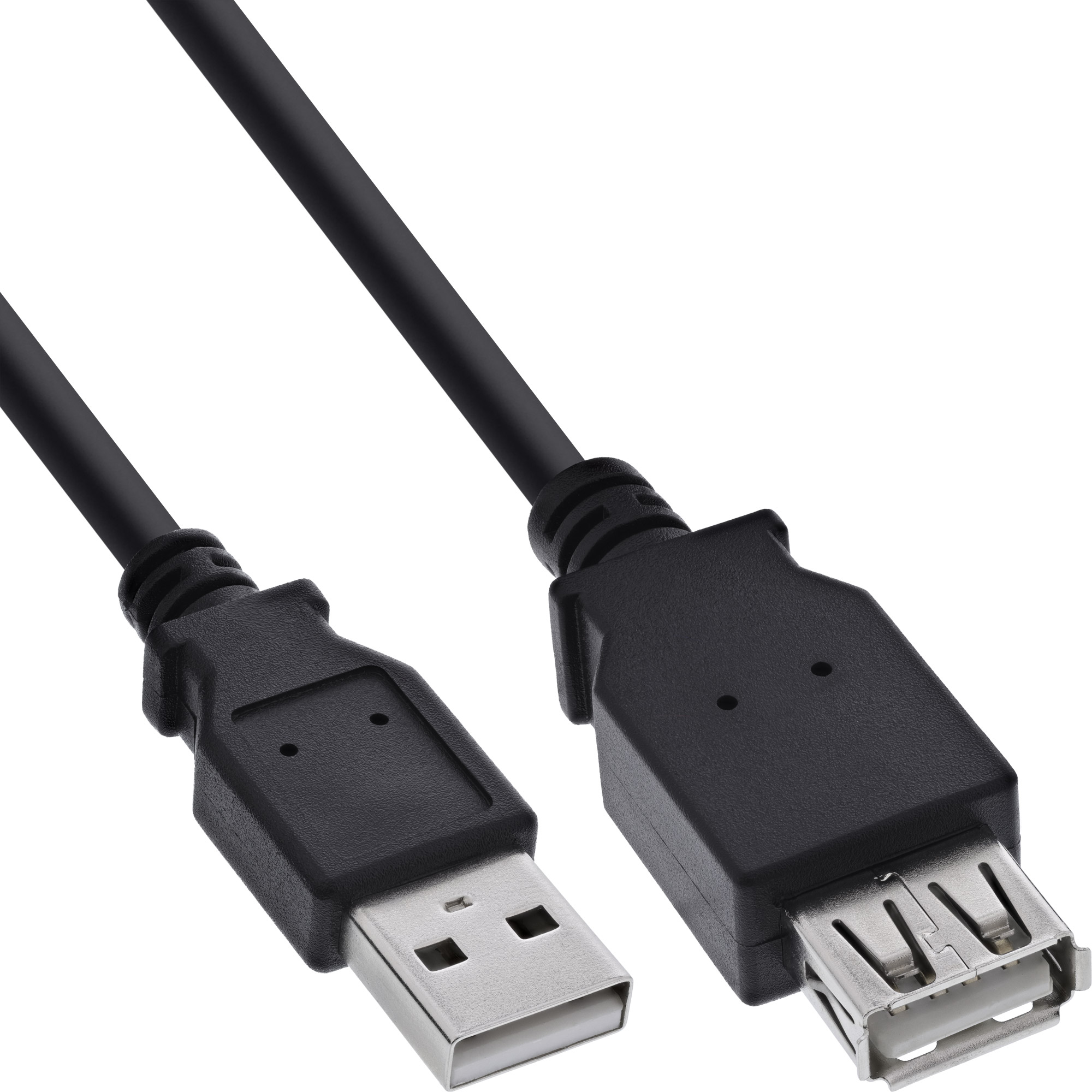 1m - 100er B-Pack InLine® USB 2.0 Verlängerung, USB-A Stecker/Buchse, schwarz 1m - 100er B-Pack InLine® USB 2.0 Verlängerung, USB-A Stecker/Buchse, schwarz
