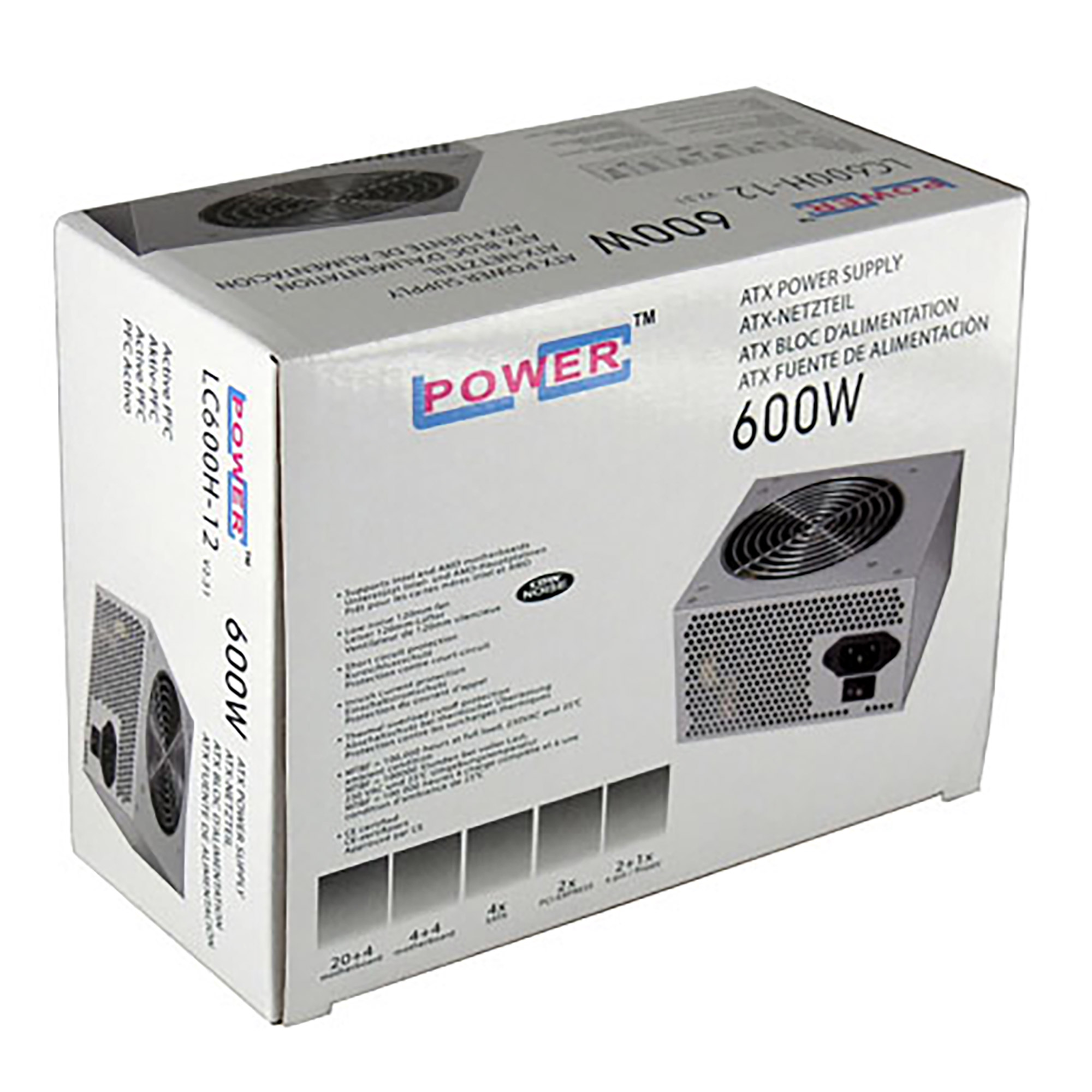LC-Power LC600H-12 V2.31, ATX-Netzteil Office Serie, 600W LC-Power LC600H-12 V2.31, ATX-Netzteil Office Serie, 600W