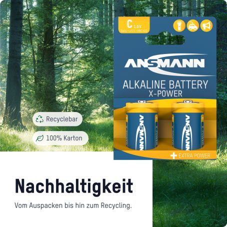 5x2 - Ansmann X-Power Baby C LR14 Alkaline 5x2 - Ansmann X-Power Baby C LR14 Alkaline