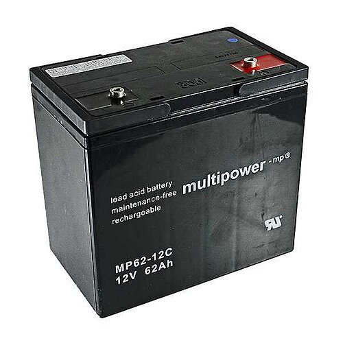 Multipower MPC62-12I AGM 12 V 62 Ah - M6 Schraubanschluss