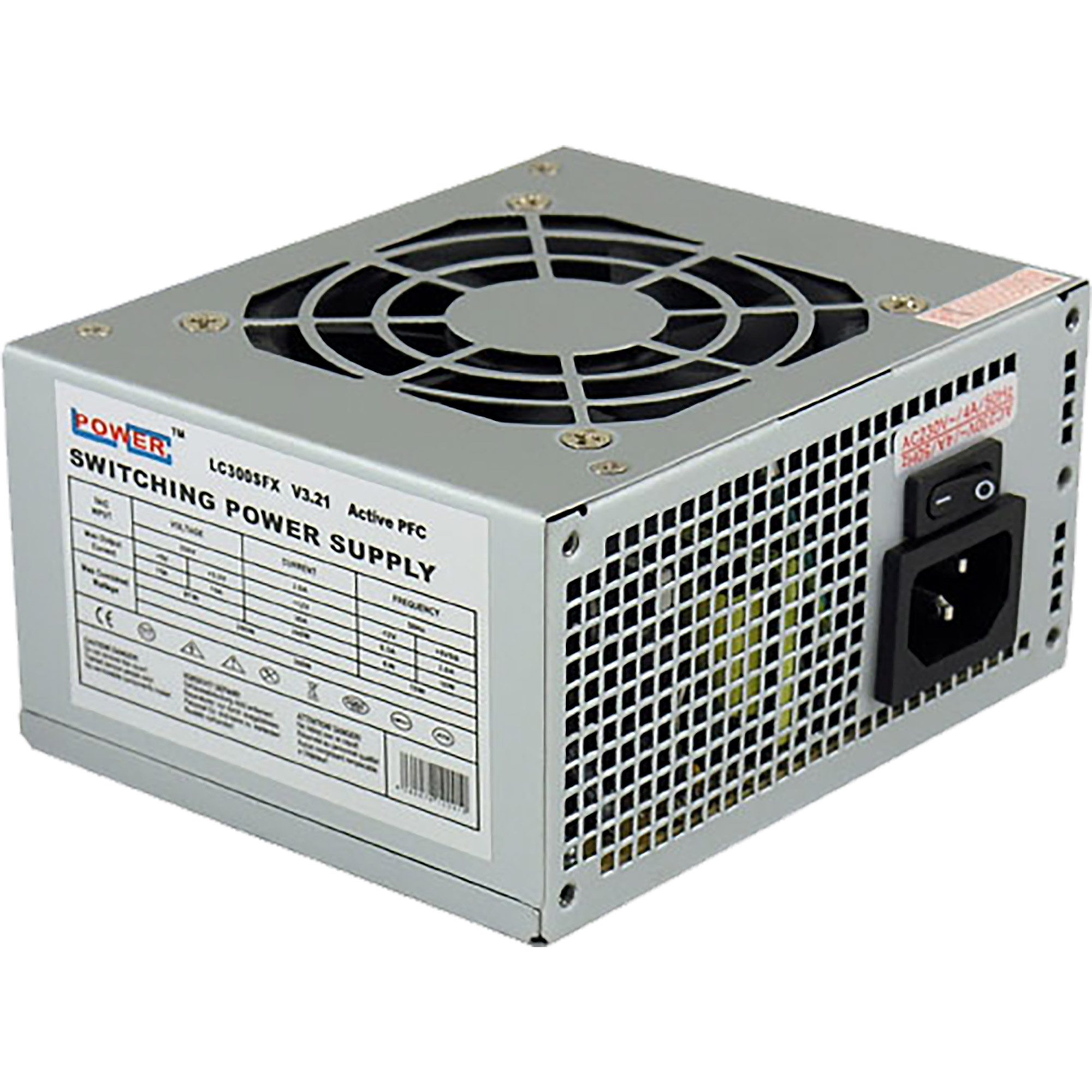 LC-Power LC300SFX V3.21 Netzteil 300W, 80mm Lüfter, aktiv PFC LC-Power LC300SFX V3.21 Netzteil 300W, 80mm Lüfter, aktiv PFC