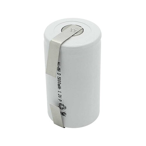 BP D5000 NiMH-Akku 5000mAh Mono mit Lötfahnen U-Form BP D5000 NiMH-Akku 5000mAh Mono mit Lötfahnen U-Form