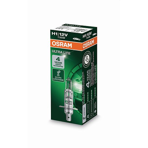 OSRAM H1 - P14,5s 12V 55W Faltschachtel Ultra Life