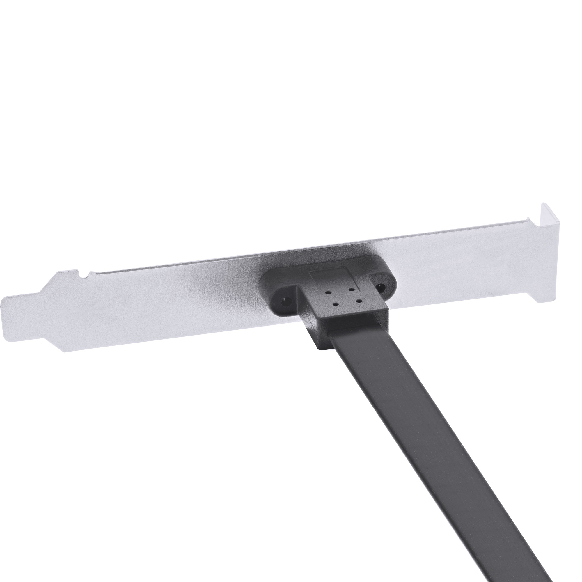 Inline® PCI Slotblende, USB-C zu USB 3.2 Frontpanel Key-A intern, 0,3m