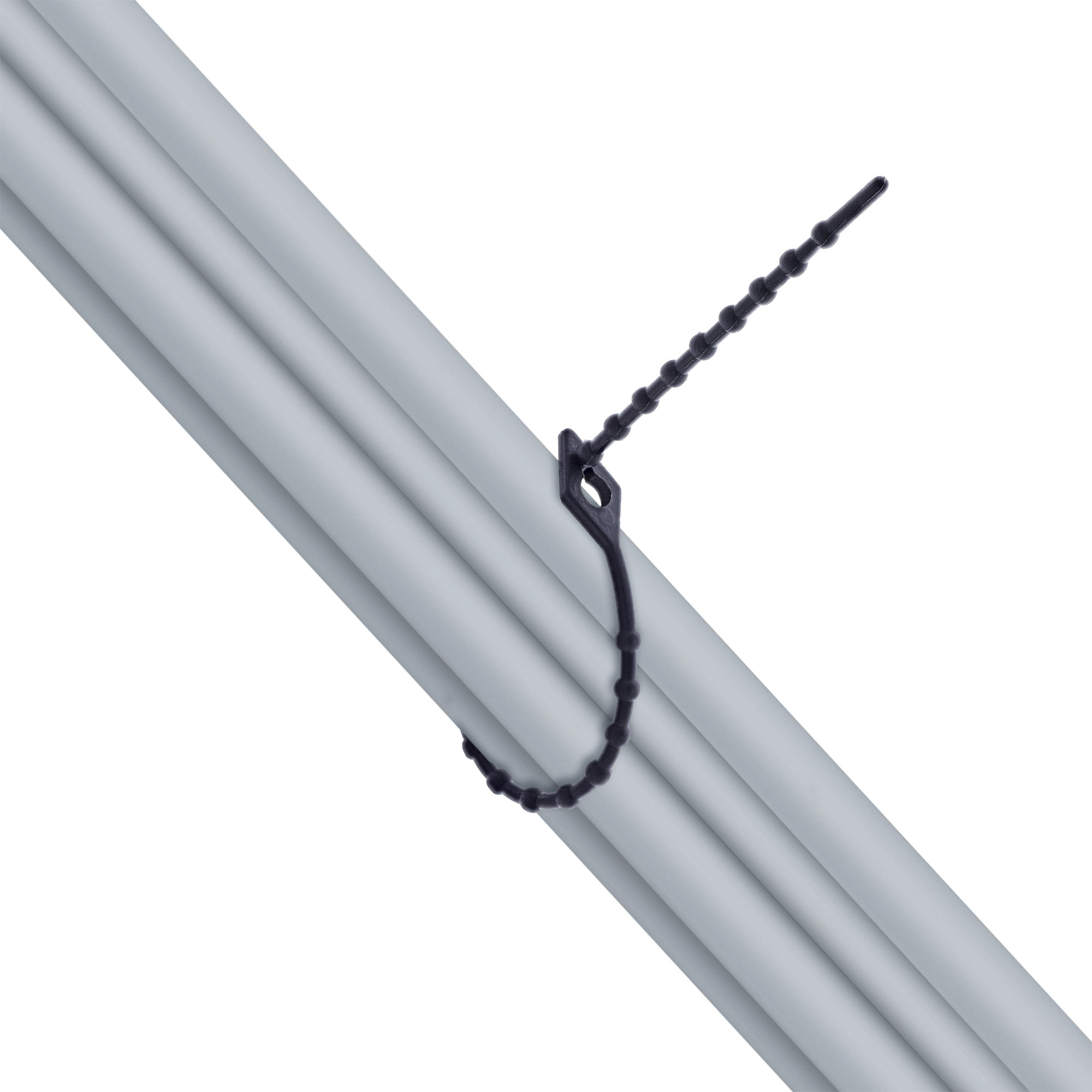 Inline® Kabelbinder Kugelbinder schwarz, Länge 100mm, 100 Stück