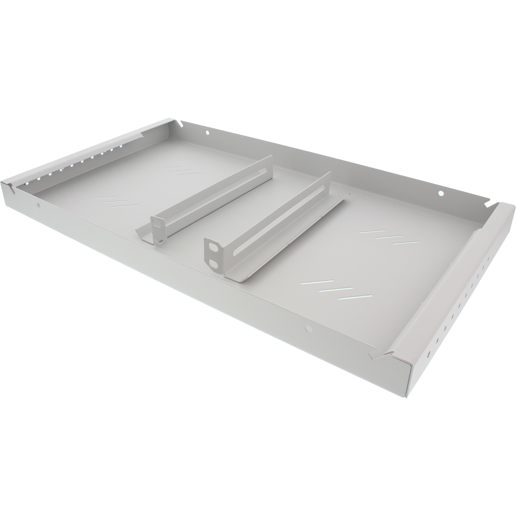 Triton RAC-UP-550-A4 19" Fachboden 1HE, 550mm, 80kg, grau