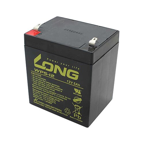 Kung Long WP5-12F1 12V 5,0Ah 4,8 mm Faston
