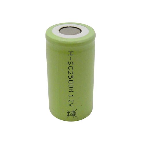 Mexcel H-SC2500H NiMH-Akku 2500mAh Sub-C hochtemperaturfähig Mexcel H-SC2500H NiMH-Akku 2500mAh Sub-C hochtemperaturfähig