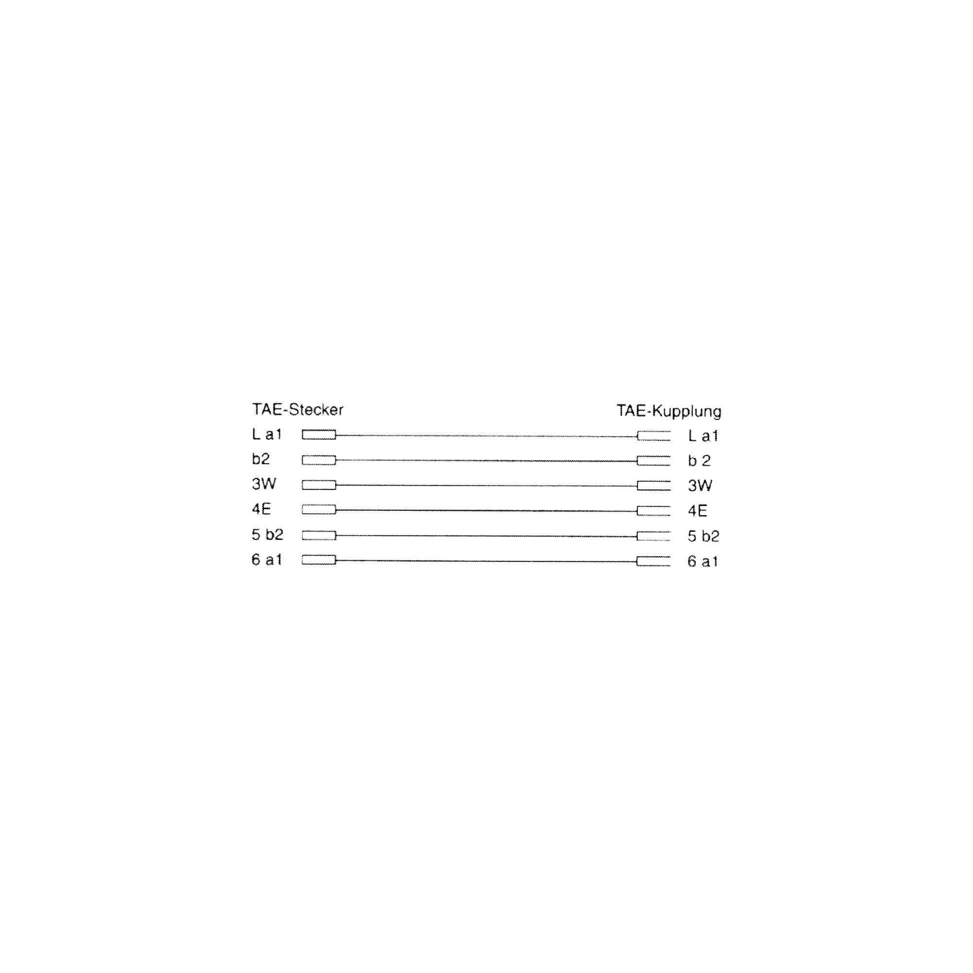 Inline® TAE-N VerLängerung, TAE-N Stecker / Buchse, 3m Inline® TAE-N VerLängerung, TAE-N Stecker / Buchse, 3m