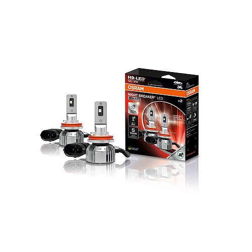 OSRAM H9 NIGHT BREAKER LED SMART +330% StVZO-Konforme LED 2 Stück