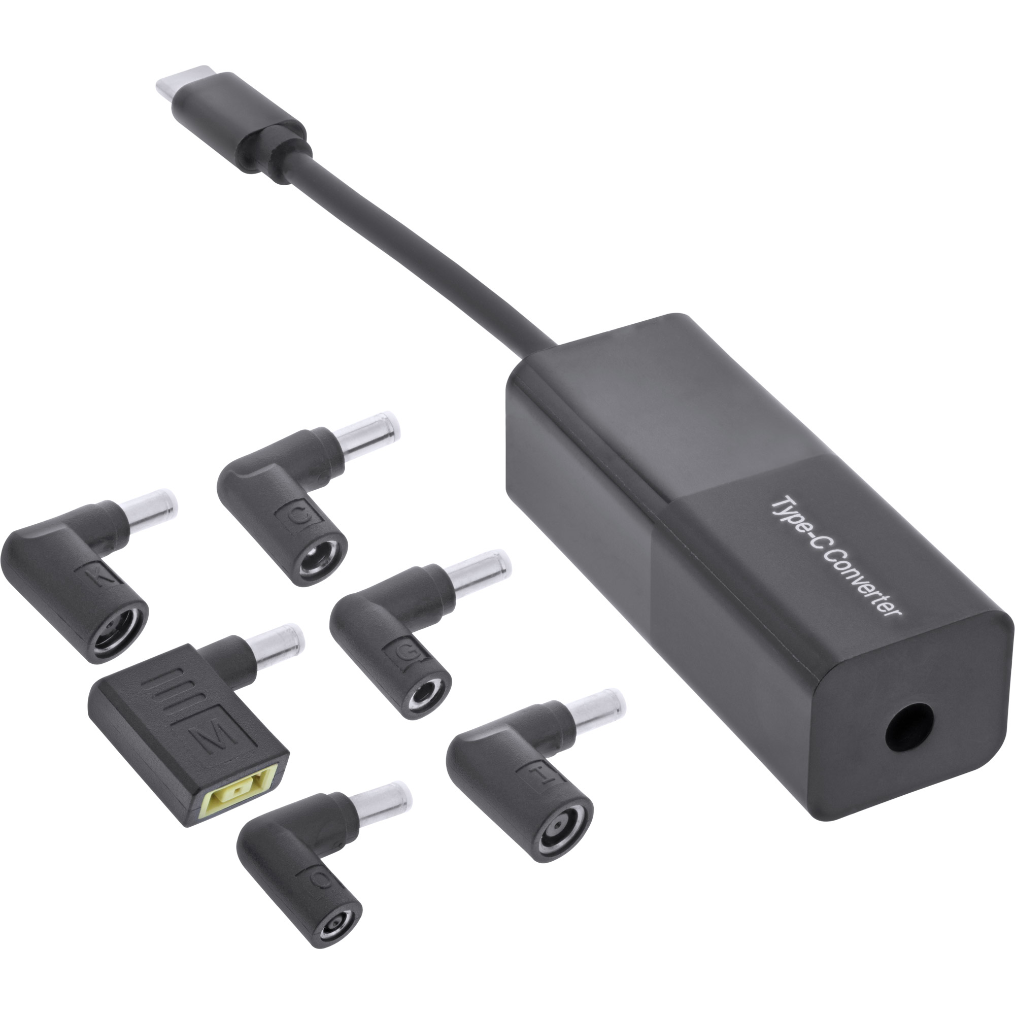 Inline® Notebook Netzteil zu USB-C 7-in-1 Lade-Set
