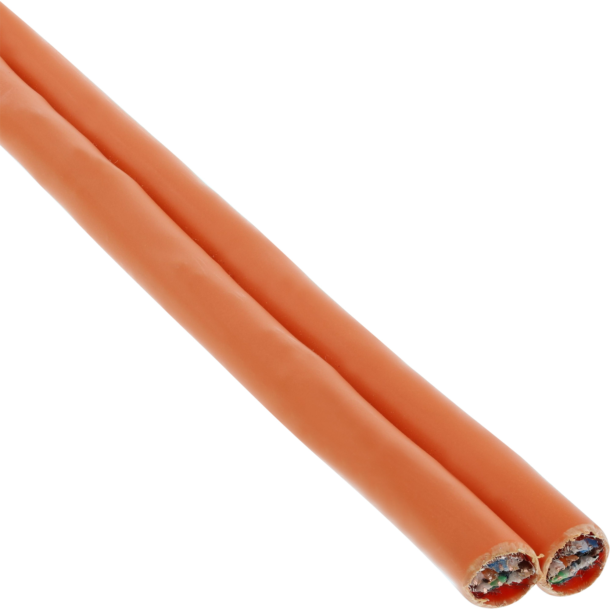 Inline® Dup. Verlegek. Cat.7a, S/FTP (PiMF), 2x 4x2x0,58 AWG23,1200MHz,LSOH,100m