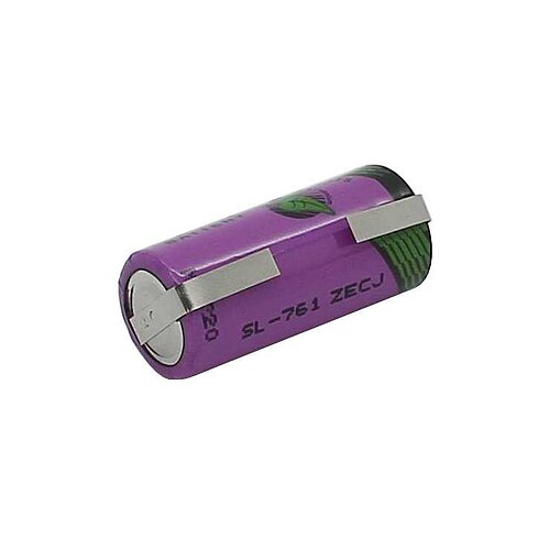 Tadiran Lithium SL-761/T 2/3AA 3,6V mit Lötfahnen U-Form Tadiran Lithium SL-761/T 2/3AA 3,6V mit Lötfahnen U-Form