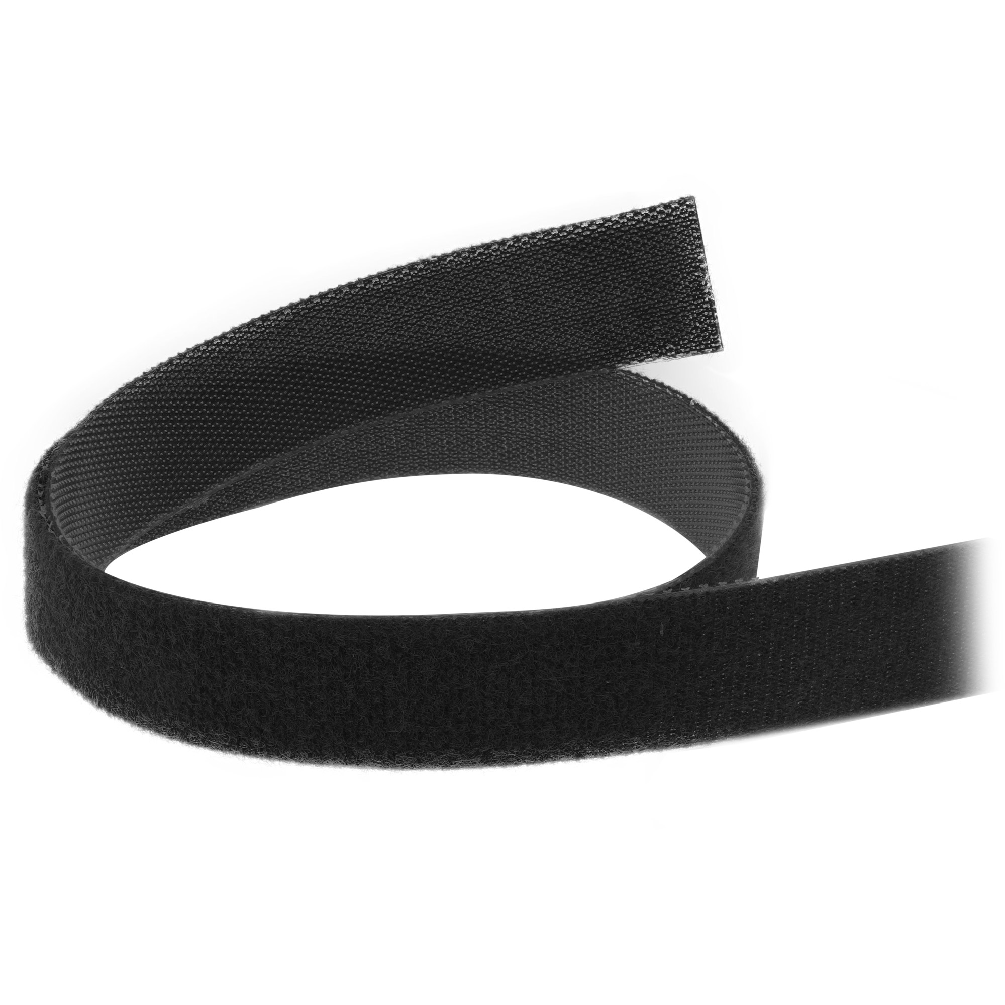 Inline® Kabelbinder, Klettband 16mm, schwarz, 10m