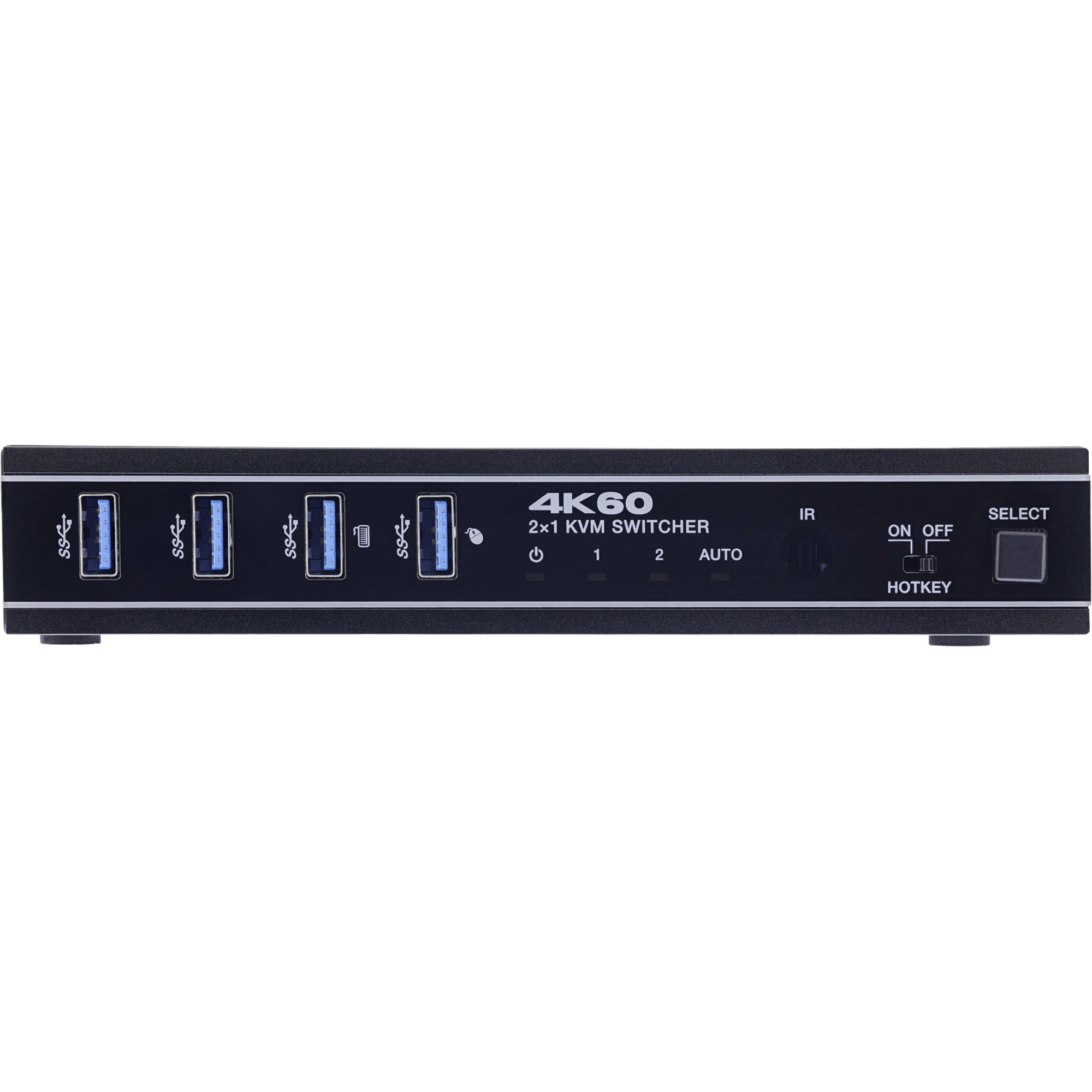 InLine® KVM Switch, 2-fach, HDMI & USB-C, 4K60Hz, Umschalter