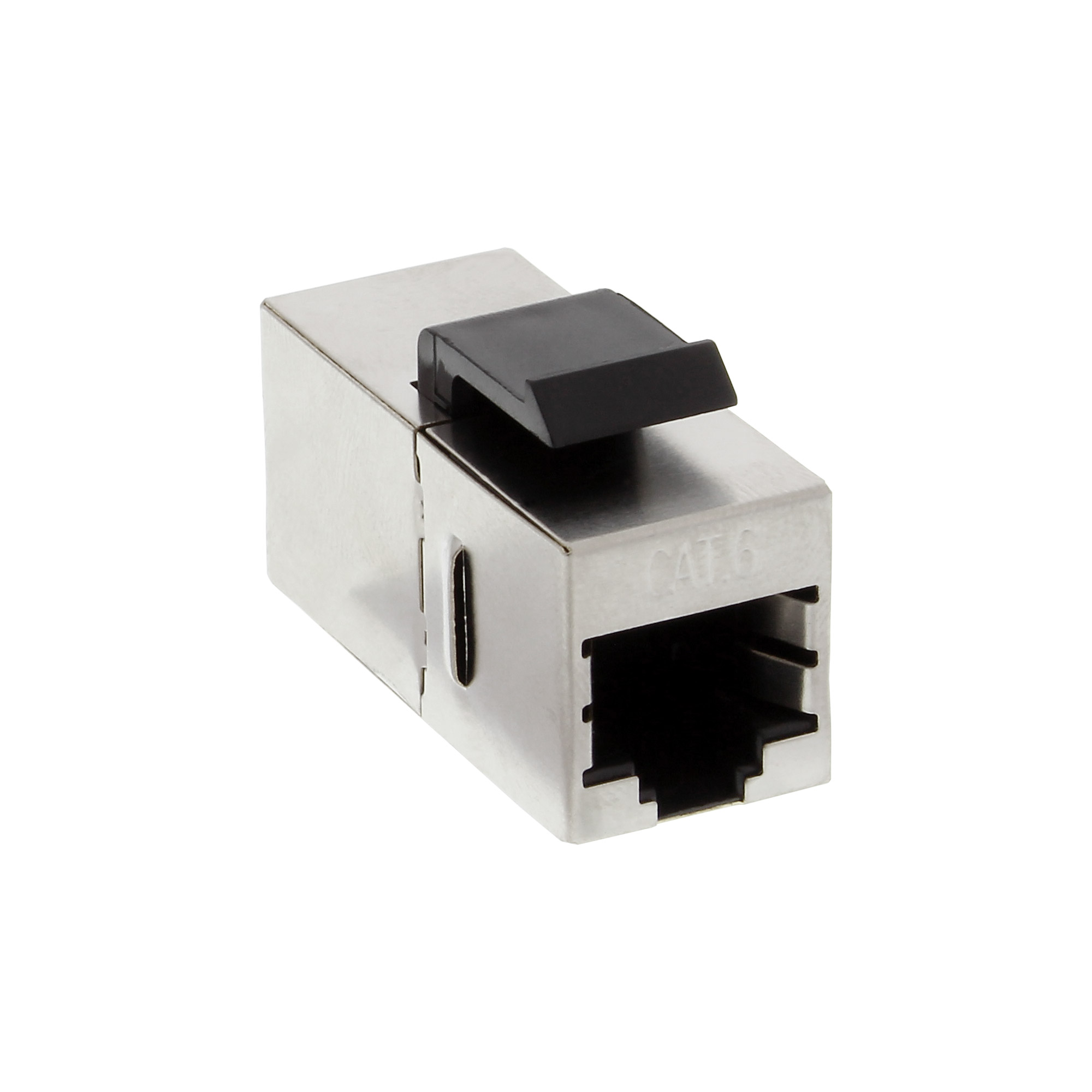 Inline® RJ45 Buchse / Buchse Einsatz, SNAP-In, Cat.6 STP