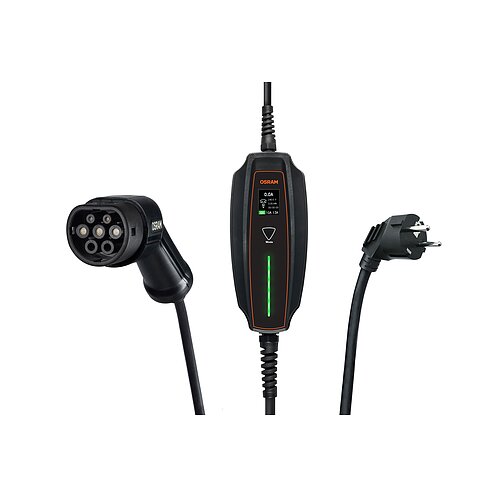 BATTERYcharge 7Pin Portable 6, 10, 16Amp - 1.3, 2.2, 3.6 kWh, Typ 2 - 1St. OSRAM