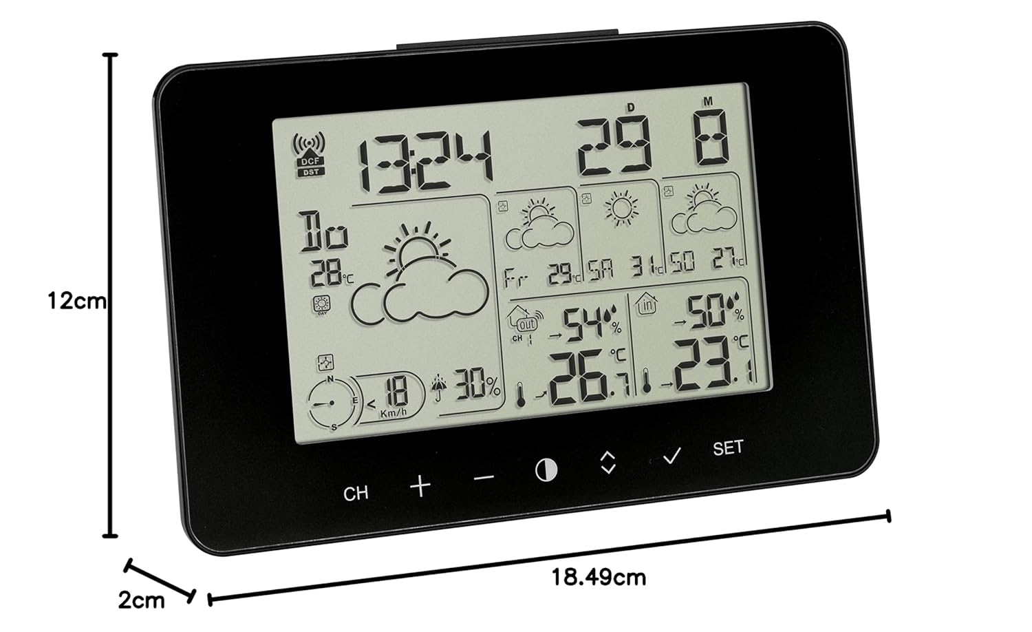 TFA Meteotime Primo Wetter Info Center 35.1156.01
