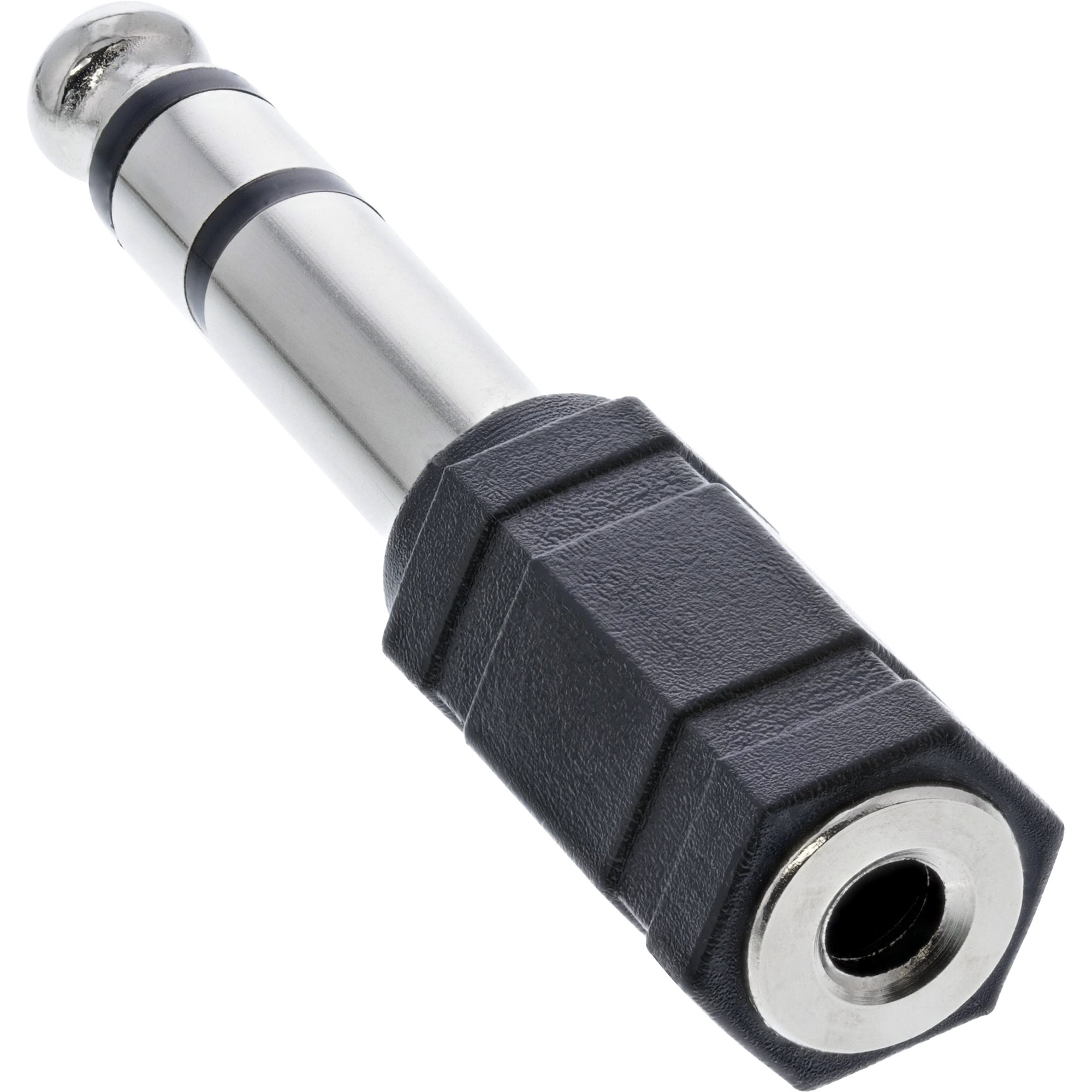Inline® Audio Adapter, 6,3mm Klinke Stecker an 3,5mm Klinke Buchse, Stereo Inline® Audio Adapter, 6,3mm Klinke Stecker an 3,5mm Klinke Buchse, Stereo