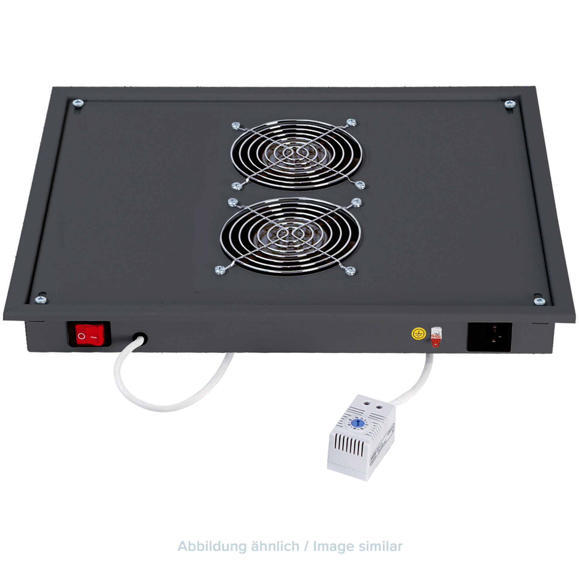 Triton RAB-CH-X03-X3 19" Belüftungseinheit für Dach/Boden, schwarz