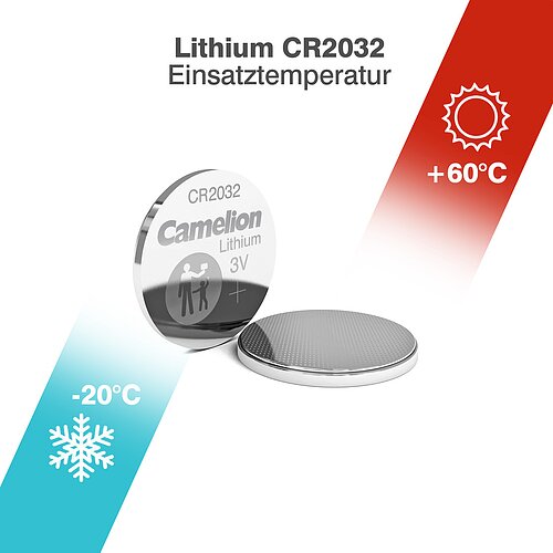 Camelion CR2032 Lithium Knopfzelle 3V - 1 Batterie