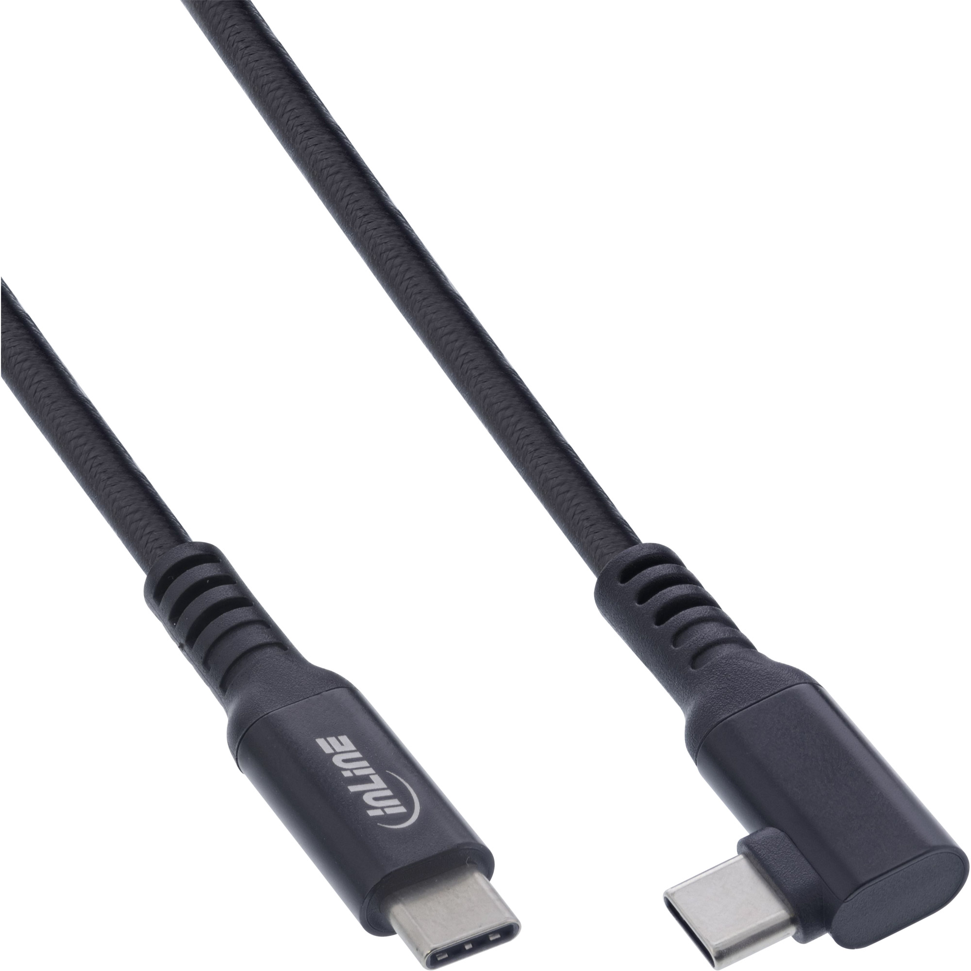 InLine® USB 3.2 Gen.1 Kabel, USB-C Stecker/Stecker gewinkelt für VR, schwarz, 5m InLine® USB 3.2 Gen.1 Kabel, USB-C Stecker/Stecker gewinkelt für VR, schwarz, 5m
