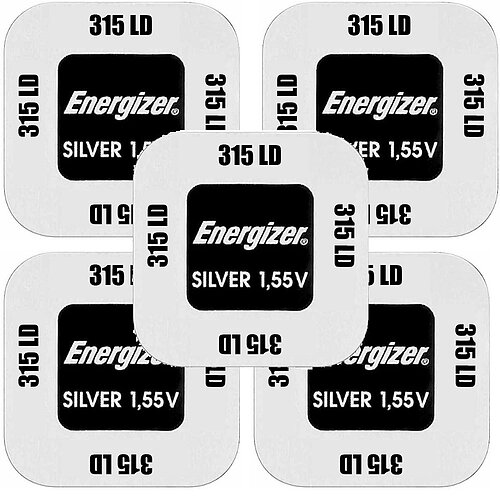SR716SW SR67 315 Silberoxid Batterie Energizer 1,55 V - 5er Verpackung