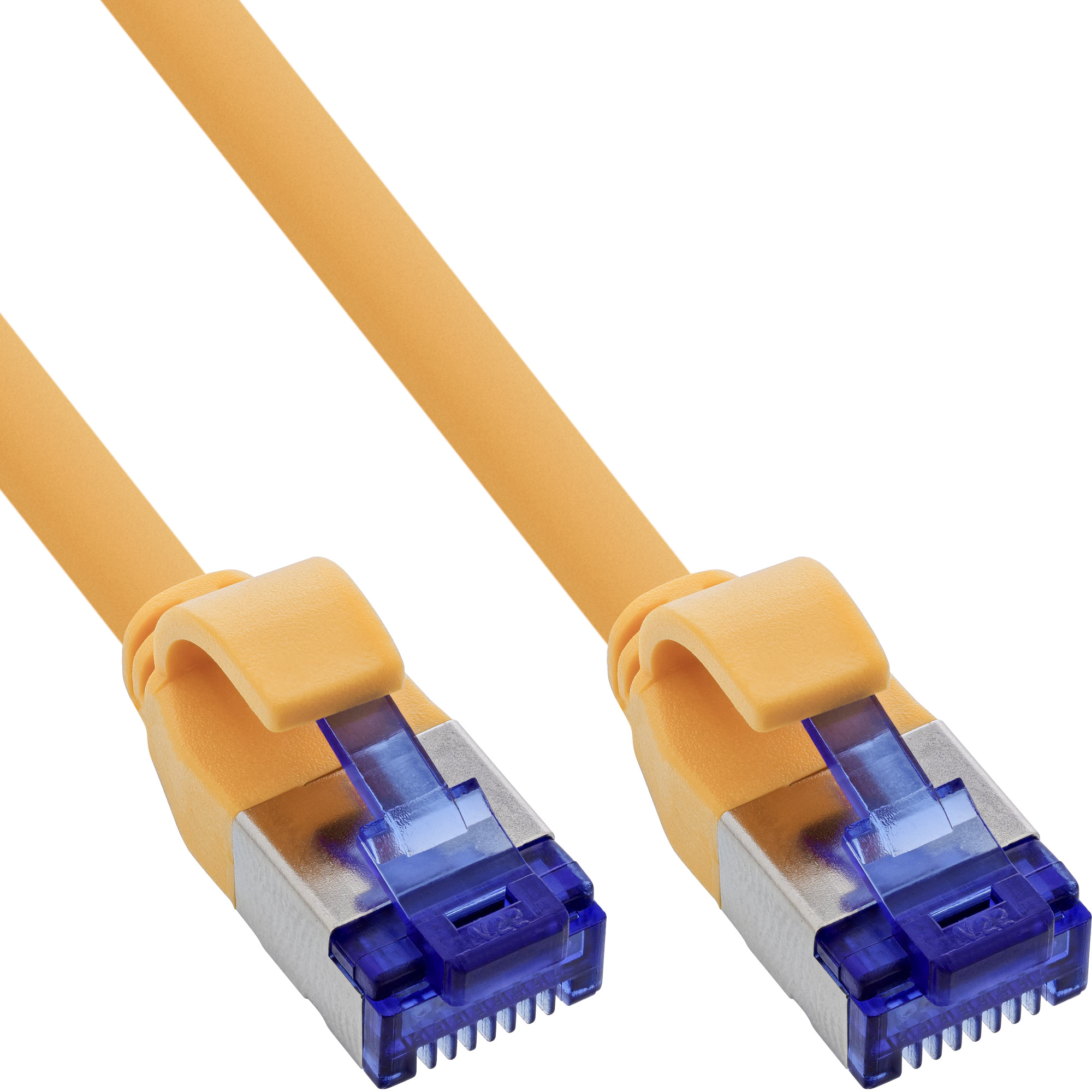 InLine® Patchkabel Slim, Cat.6A, S/FTP, TPE (LSZH) flexibel, PoE, gelb, 1,5m InLine® Patchkabel Slim, Cat.6A, S/FTP, TPE (LSZH) flexibel, PoE, gelb, 1,5m
