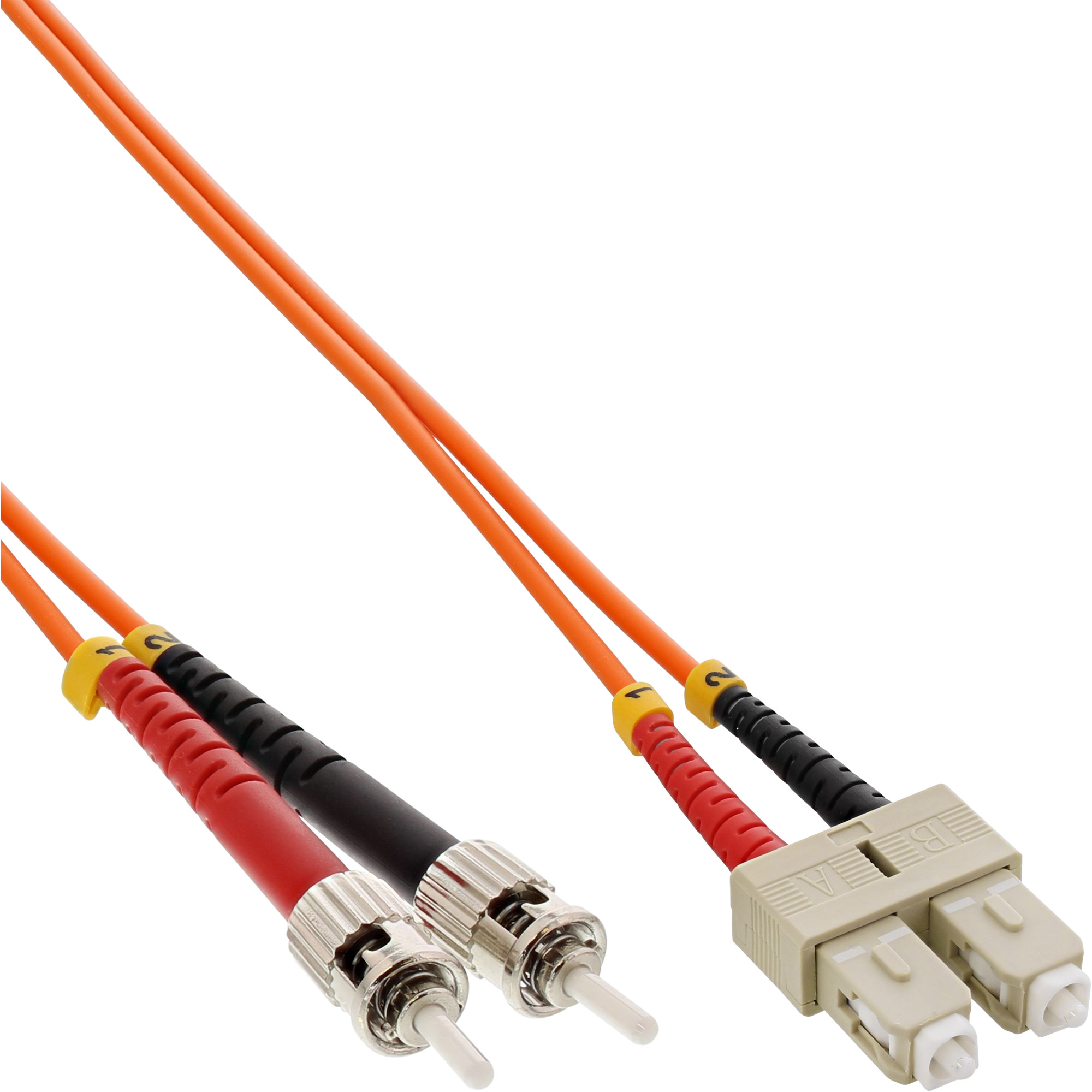 Inline® LWL Duplex Kabel, SC/ST, 50/125µm, OM2, 3m