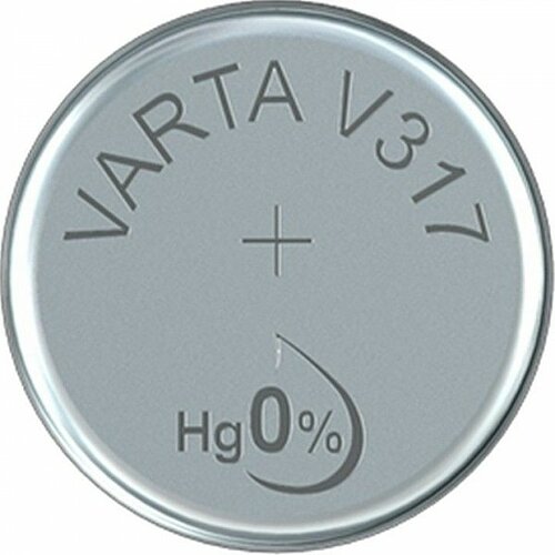 1x SR516SW SR62 317 Silberoxid Batterie Varta 1,55V