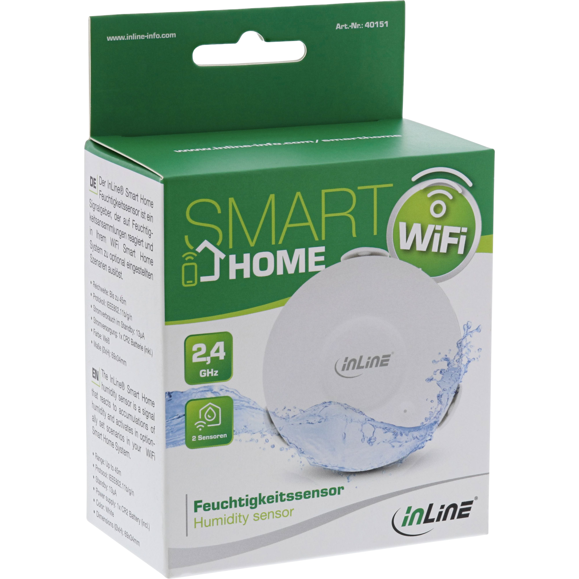 Inline® SmartHome Feuchtigkeitssensor