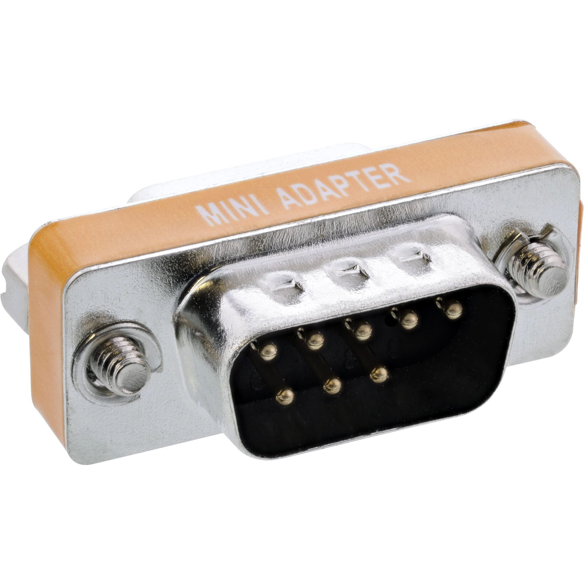 Inline® Nullmodemadapter, 9pol Stecker / Buchse, bulk