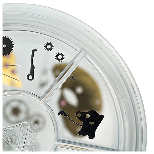 Bergeon 30097-BCT Staubschutzglocke mit Teller transparent