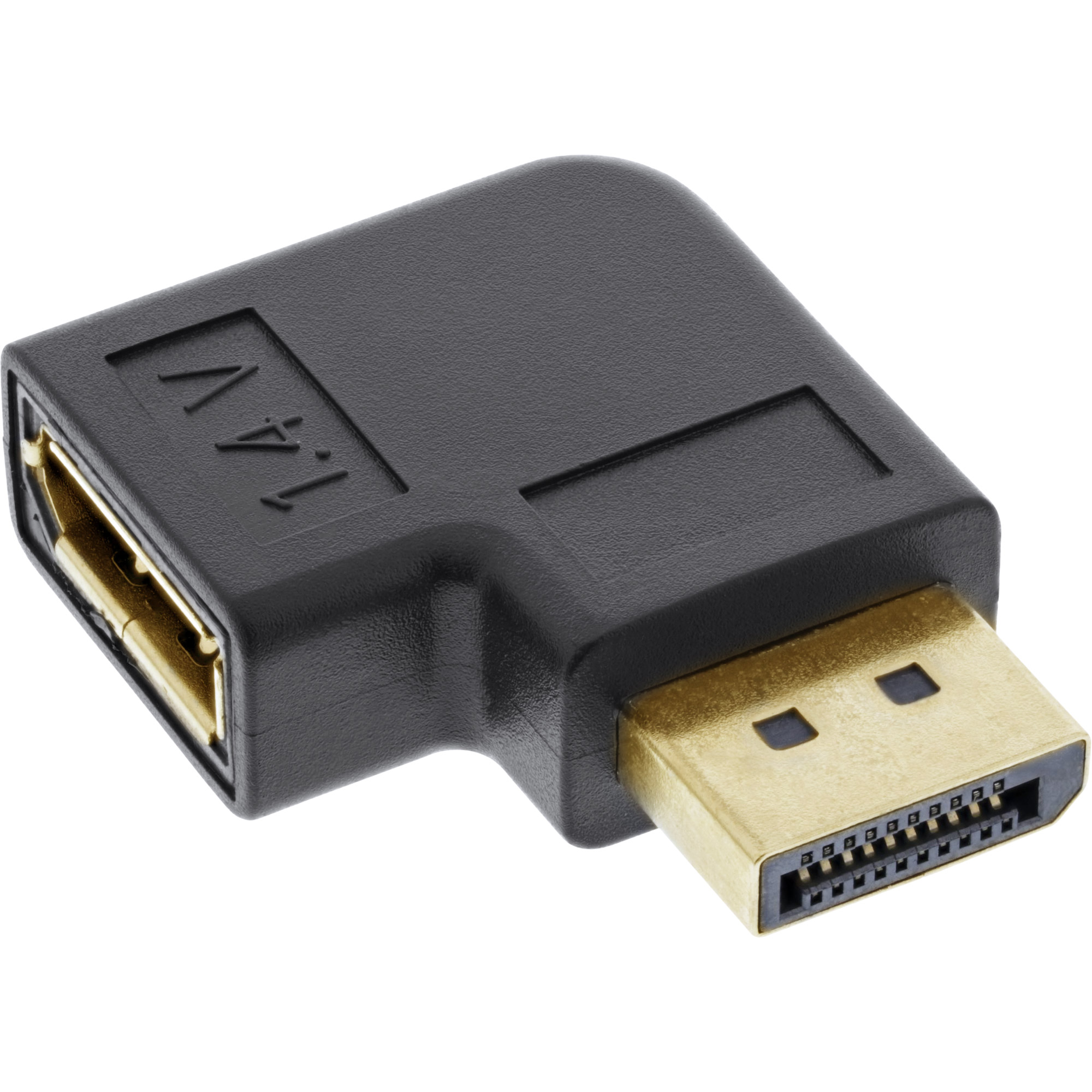 Inline® DisplayPort Adapter, DisplayPort Stecker / Buchse rechts gewinkelt Inline® DisplayPort Adapter, DisplayPort Stecker / Buchse rechts gewinkelt