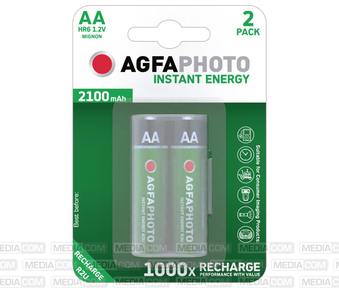 Akku NiMH, Mignon, AA, HR06, 1.2V/2100mAh Akku NiMH, Mignon, AA, HR06, 1.2V/2100mAh