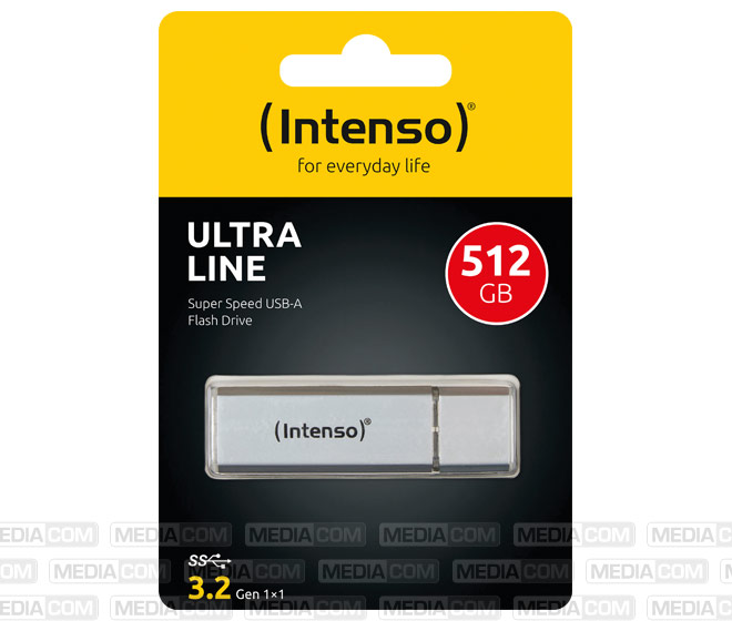 USB 3.2 Stick 512GB, Ultra Line, silber
