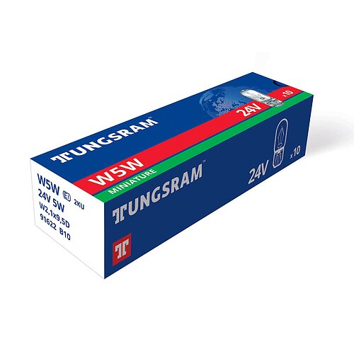 W5W 24V 5W W2,1x9,5d Original range 1St Tungsram