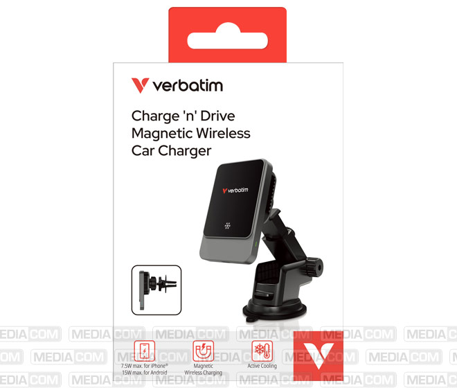 Wireless Charger, KFZ, Qi, Magnetic, RGB, CND-03