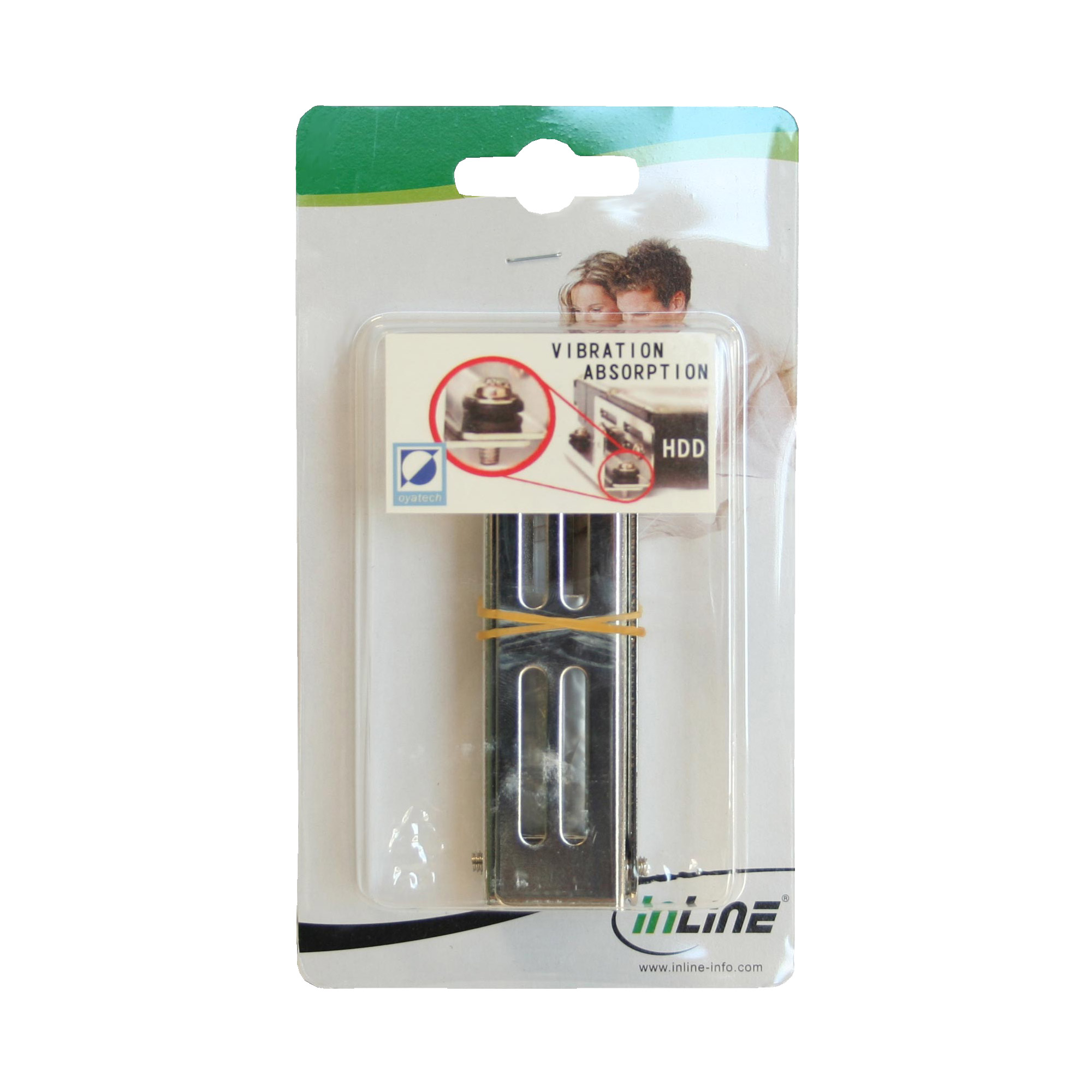 Inline® Festplatten-Entkoppler, 13,34cm (5,25") zu 8,89cm (3,5"), silber Inline® Festplatten-Entkoppler, 13,34cm (5,25") zu 8,89cm (3,5"), silber